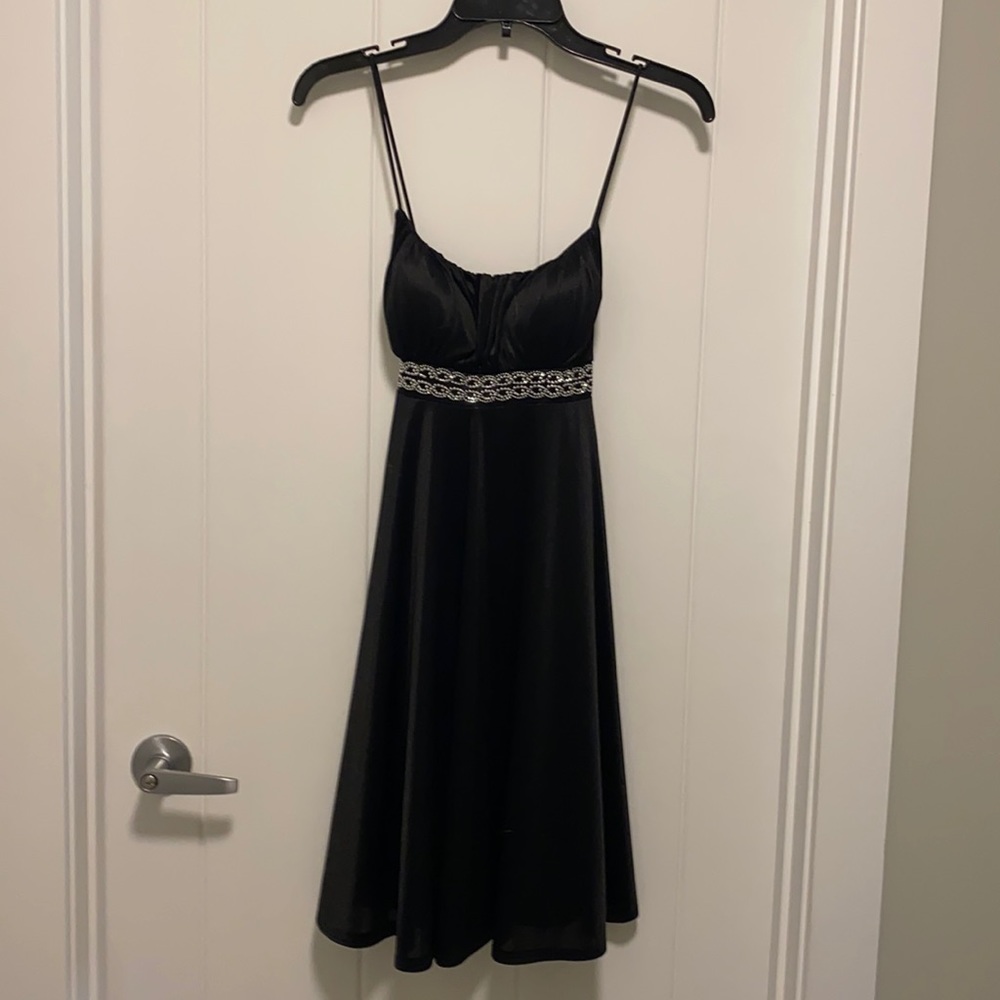 Black cocktail dress